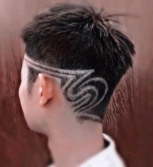 男士鬓角刻字发型 男士留鬓角发型设计