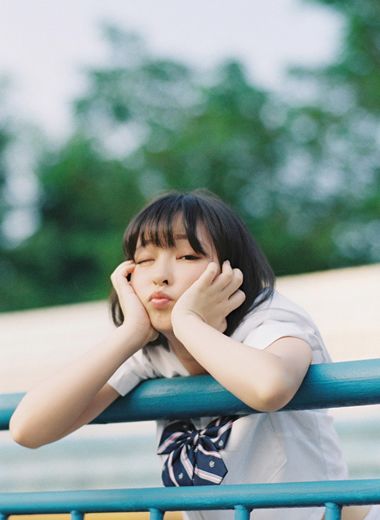 女中学生的波波头 学生波波头图片(2)