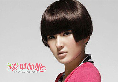 国字脸女生适合的短发型国字脸短发发型图片2015女