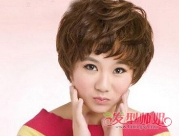 短发纹理烫如何打理 女生短发蓬松纹理烫发型图片