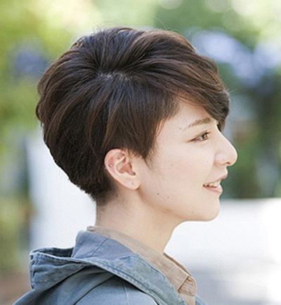 曰本女生纹理烫bob头 bobo烫发(4)_发型师姐