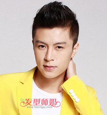男生头发两边和后面短上面长的发型 男士两边短上边 ...