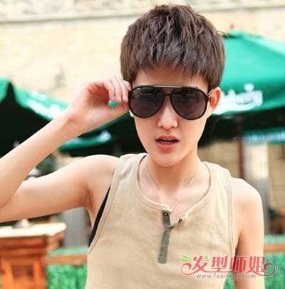 头大的男生适合什么发型 头大脸大的男士适合的发型图片(3)
