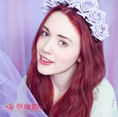 发型设计 染发 染酒红色头发显老吗 女生染酒红色头发怎么样(3)