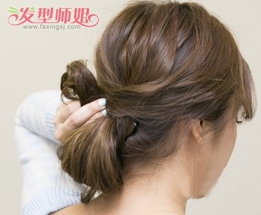 挽发髻