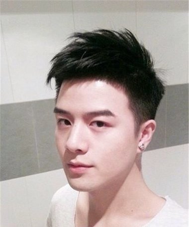 头发一边剃掉的男生发型2016最火高中生男生发型3