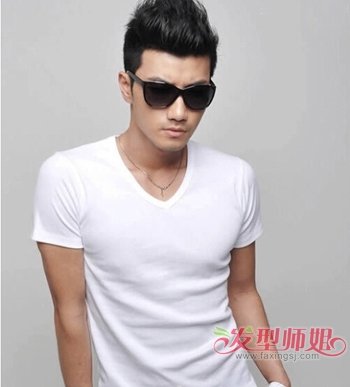 男生时尚短发子弹头发型