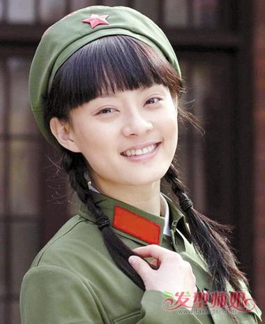 真正男子汉2杨幂军装腰细逆天盘点女明星军装发型