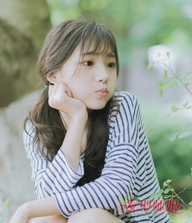 初中女生休闲发式大全 绑休闲可爱马尾(3)