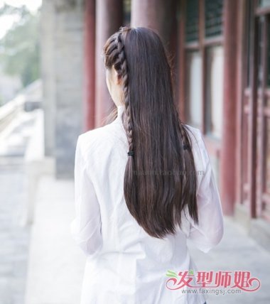 中国古典少女编发 活泼少女编发图解(2)_发型师姐