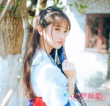 如何编古代发型 古代女生编头发的简单方法(3)