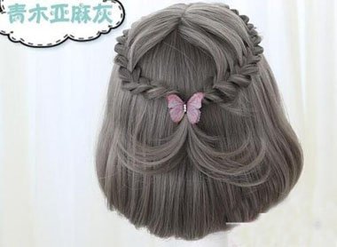 短发编织发型教程女生编织发型图解大全