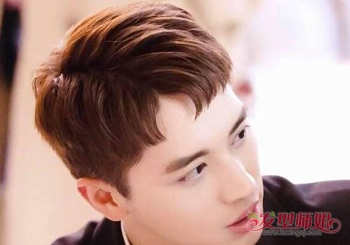 棕色头发成韩国男生标准发色数一数男生染棕色头发的好处