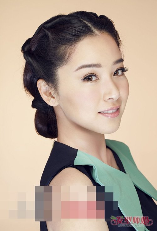 上班族女生轻松搞定的扎盘发 做职场达人扎干练头发最