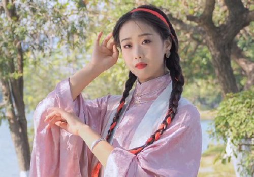 超简单汉服女孩古装发型梳法图解 自己在家就能做的汉服发型变常服无