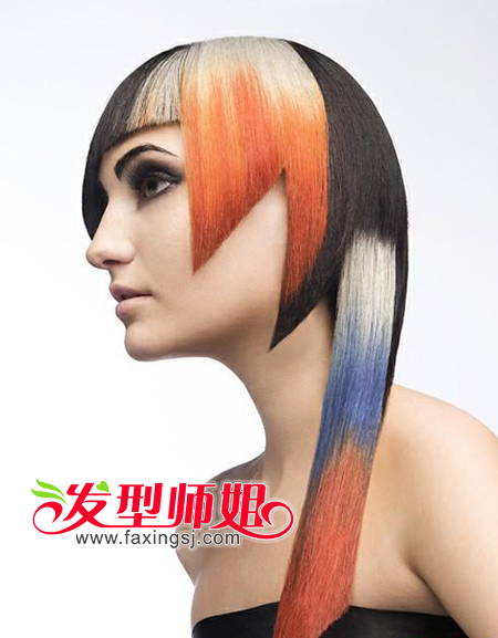 绚丽多彩沙宣发型 潮流沙宣染发发型(5)