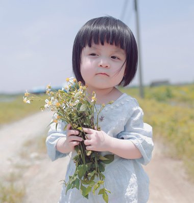 清爽好打理的女童可爱短发发型,让小女孩尽展阳光活泼本性