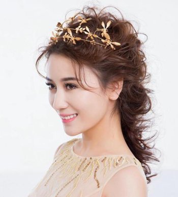 长发婚纱头型_头型男