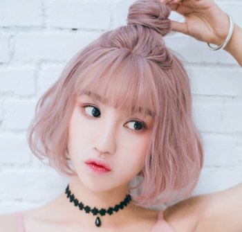 丸子头图片_非主流丸子头发型图片_丸子头的扎法视频_发型师姐