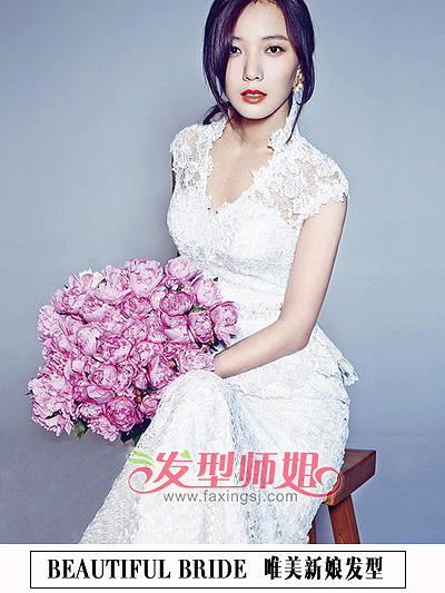 打造童话般完美婚礼 唯美新娘发型合集