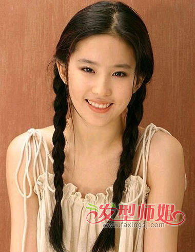 刘亦菲气质发型 简单做起女神范儿