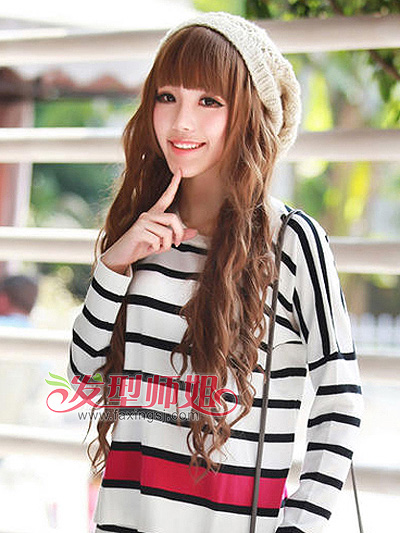 日系唯美清新口味 MM百搭蛋卷头发型