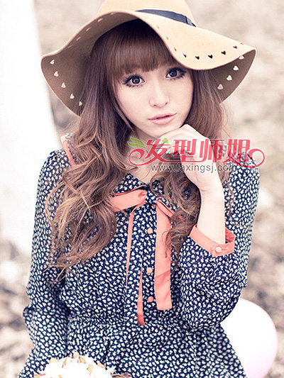 日系唯美清新口味 MM百搭蛋卷头发型