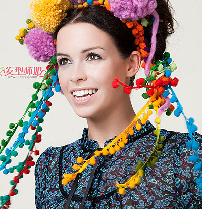 大千世界无奇不有 女生稀有发型惊醒你的视觉神经