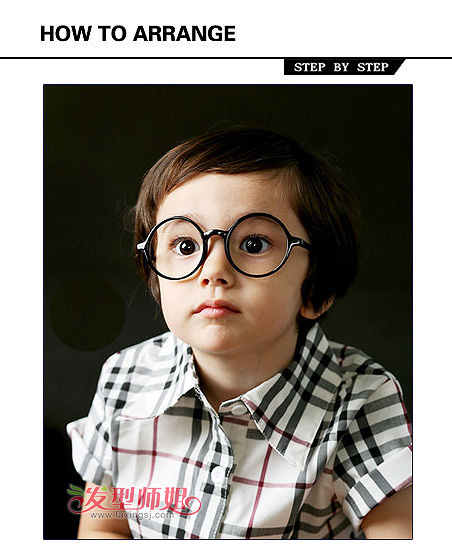 可爱小精豆清新出镜 萌萌哒男儿童短发发型