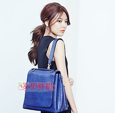 上班族头发扎法大全  上班族盘头发图片