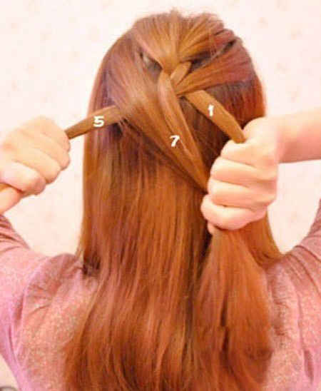 怎样自己编蜈蚣辫图解 教你怎样自己编蜈蚣辫(6)_发型师姐