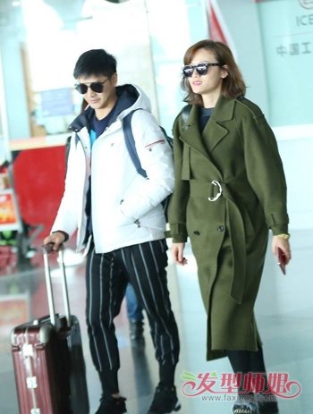 田亮叶一茜郎才女貌现身机场 叶一茜教你辣妈发型的正确打开方式