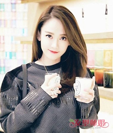 不胖的陈乔恩也有双下巴 只胖脸的妹纸必备修颜发型