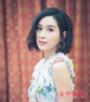 圆脸什么短发显气质 短发气质圆脸美女