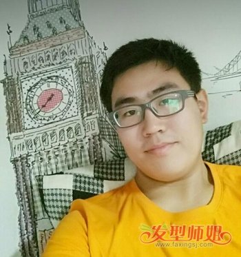 胖帅男生流行发型图片 胖男人适合的发型图片