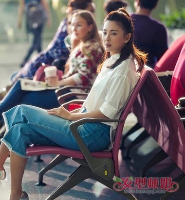 张雨绮邂逅不期而遇的爱情 发型最能展现青春力