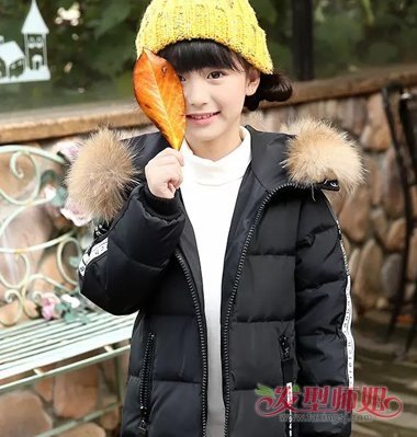 韩国小女孩流行发型 韩版长发扎发发型