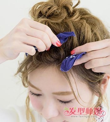 如何用丝巾扎头发 女生可以扎头发的丝巾
