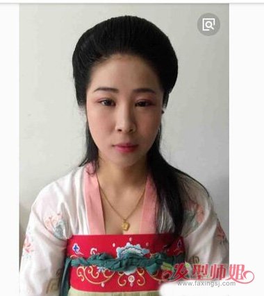 简单古代发髻的盘法 少女发髻做法