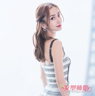 Angelababy蜂蜜茶发色上线 满满的都是温馨优雅