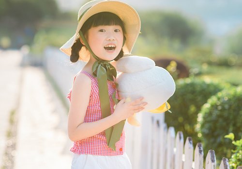 小学六年级女生扎头发图片