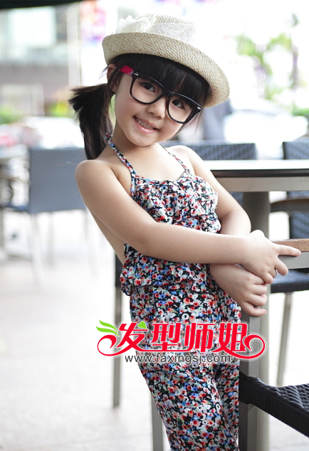 甜美小公主可爱马尾扎发