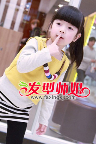 天真小公主的完美扎发技巧