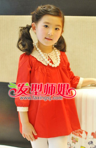 可爱小公主时尚扎发图片