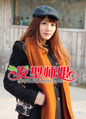 娇小迷人的三角脸魅力长卷发精选