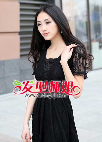 娇小迷人的三角脸魅力长卷发精选