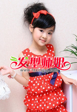 甜美小公主可爱盘发设计