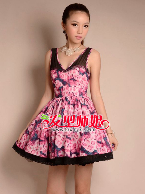 衬年轻的各种马尾发型设计