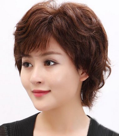 中短发烫发