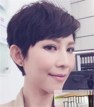 蔡少芬帅气短发完美爆棚 短发控的女生快点学起来